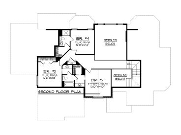 2nd Floor Plan, 020H-0283