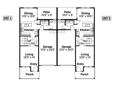 1st Floor Plan, 051M-0013