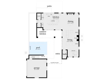 1st Floor Plan, 052H-0090