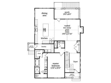 1st Floor Plan, 053H-0099