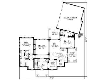 1st Floor Plan, 020H-0334