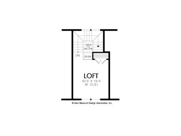 2nd Floor Plan, 034H-0090