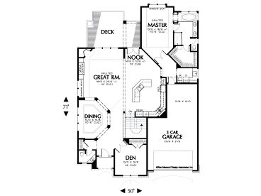 Floor Plan, 034H-0080