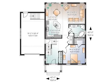 1st Floor Plan, 027H-0254