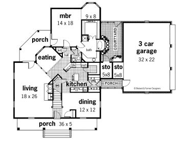 1st Floor Plan, 021H-0149