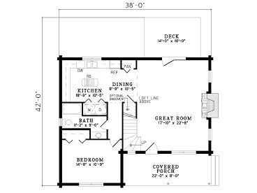 1st Floor Plan, 025L-0002