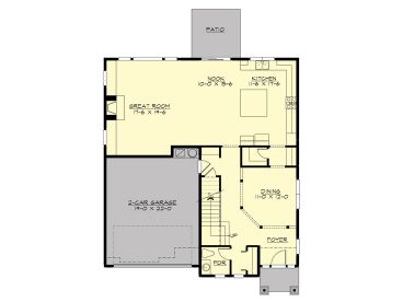 1st Floor Plan, 035H-0126