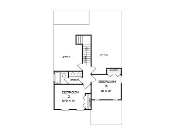 2nd Floor Plan, 019H-0201