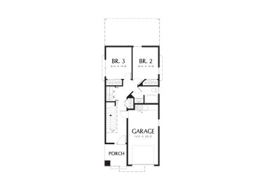 1st Floor Plan, 034H-0321