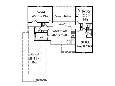 2nd Floor Plan, 061H-0126