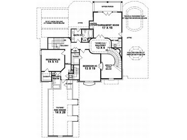 2nd Floor Plan, 006H-0131