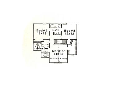 2nd Floor Plan, 002H-0005