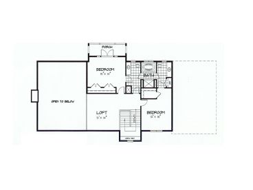 2nd Floor Plan, 038H-0003