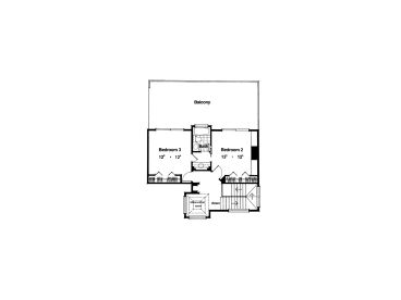 2nd Floor Plan, 043H-0172