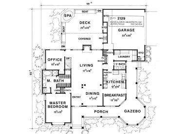 1st Floor Plan, 036H-0011