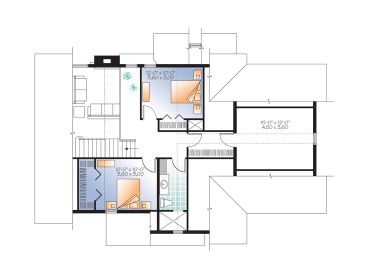 2nd Floor Plan, 027H-0292