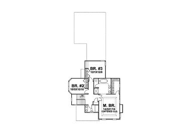 2nd Floor Plan, 016H-0022
