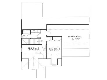 2nd Floor Plan, 025H-0058