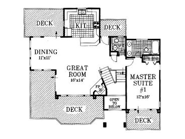 2nd Floor Plan, 041H-0014