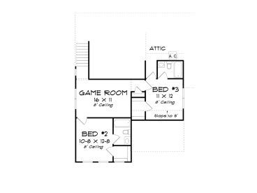 2nd Floor Plan, 059H-0233