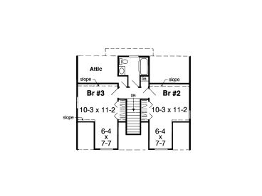 2nd Floor Plan, 047H-0052