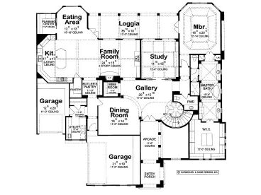 1st Floor Plan, 031H-0176