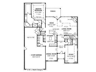 1st Floor Plan, 059H-0030