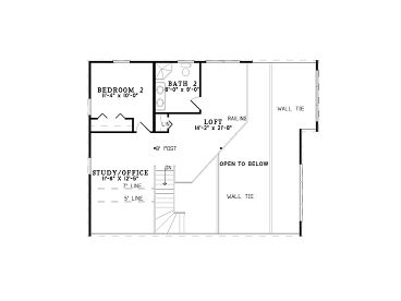 2nd Floor Plan, 025L-0024
