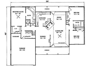 Floor Plan, 004H-0034