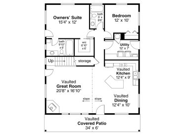 1st Floor Plan, 051H-0284