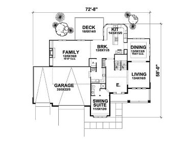 1st Floor Plan, 016H-0046