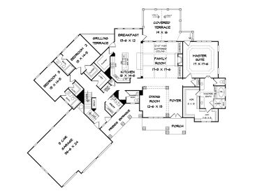 1st Floor Plan, 019H-0157