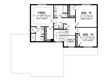 2nd Floor Plan, 020H-0259