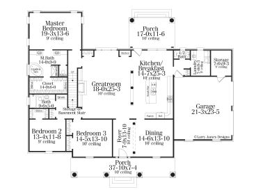 1st Floor Plan, 042H-0035