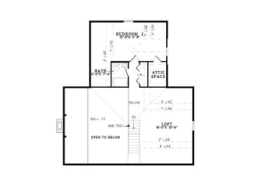 2nd Floor Plan, 025L-0033