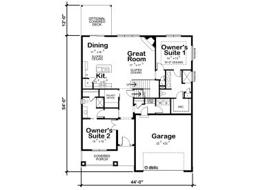 1st Floor Plan, 031H-0398