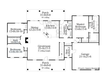 1st Floor Plan, 042H-0029