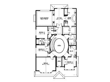2nd Floor Plan, 035H-0084