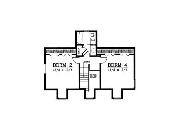 2nd Floor Plan, 026H-0087