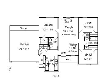 Floor Plan, 061H-0008
