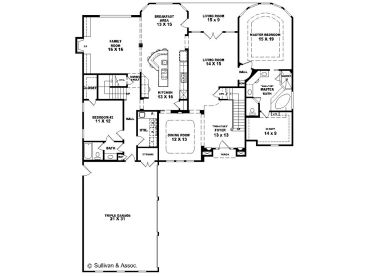 1st Floor Plan, 006H-0114