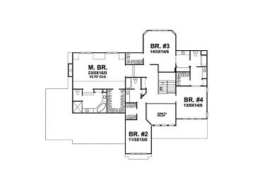 2nd Floor Plan, 016H-0046