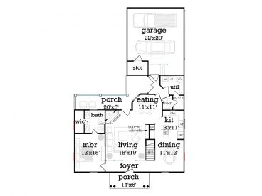 1st Floor Plan 021H-0247