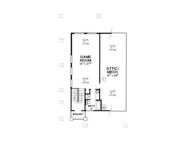 3rd Floor Plan, 036H-0056