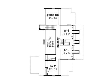 2nd Floor Plan, 021H-0189