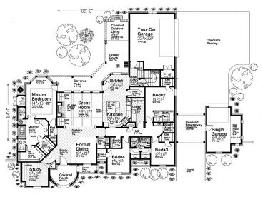1st Floor Plan, 002H-0126