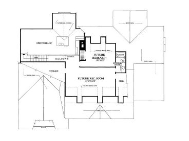 2nd Floor Plan, 063H-0020