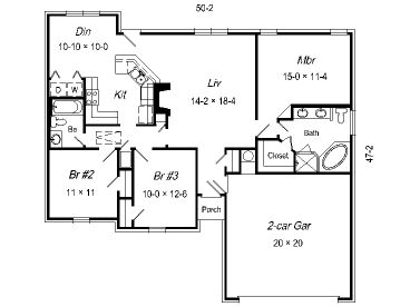 Floor Plan, 061H-0025