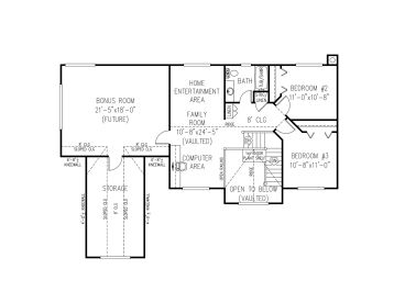 2nd Floor Plan, 044H-0028