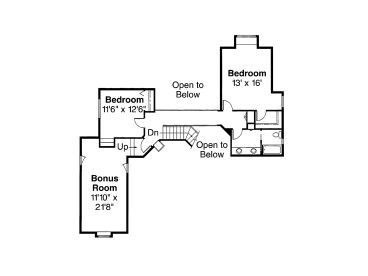2nd Floor Plan, 051H-0014